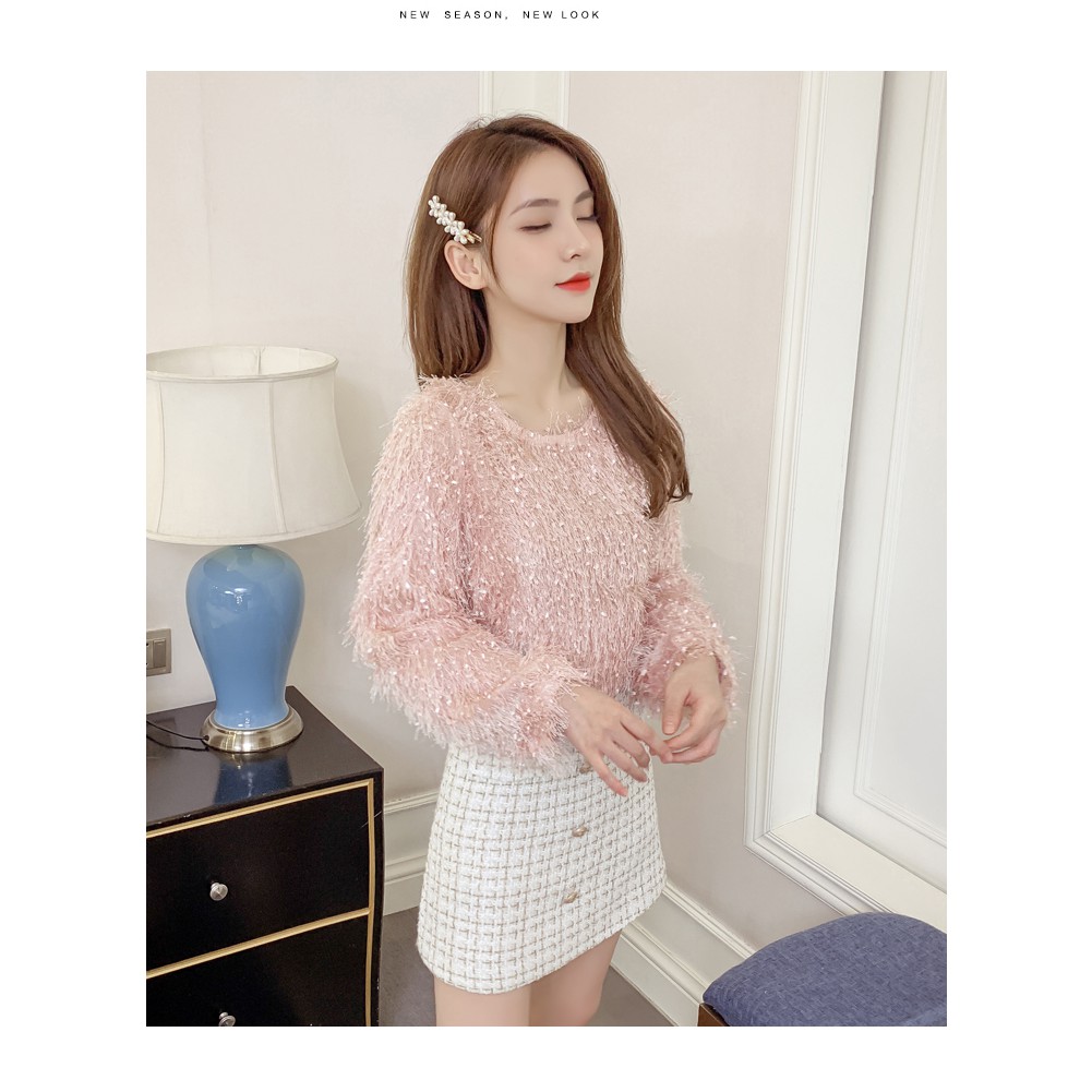 [SÀNH ĐIỆU_TRỢ SHIP] Áo lông tua rua tay dài cao cấp cho mùa hè, mềm mại, không nóng, mát mịn C079