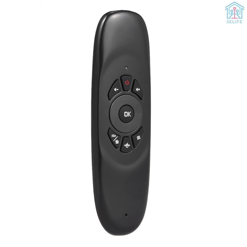 【E&V】Deutsch Version 2.4G Air Mouse Wireless Keyboard Remote Control 6-Axis Motion Sensing for Smart TV Android TV BOX PC