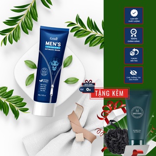 [CHÍNH HÃNG] Dung dịch vệ sinh nam Grinif Men's Premium Intimate Wash 80ml cao cấp Hàn Quốc + Tặng bông tắm Than Tre