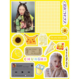 Sticker aesthetic CHUNGHA
