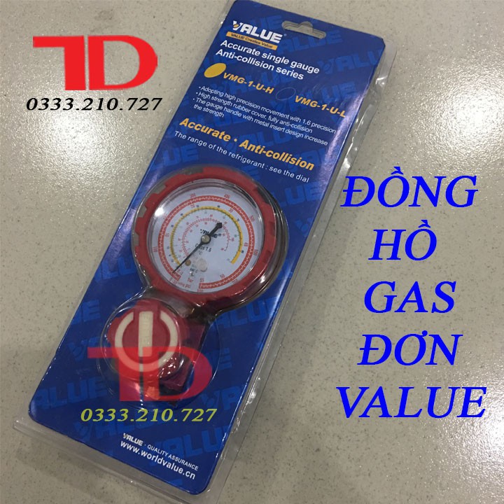 Đồng hồ đo gas đơn cao áp VALUE