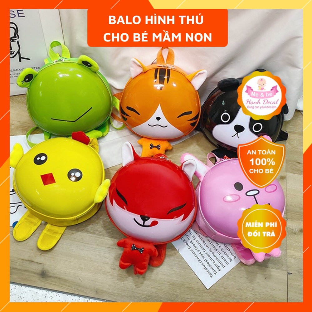 Túi Balo Cho Bé Đi Học Mầm Non Hình Thú , Balo Thời Trang Cho Bé Yêu Bongshop_36