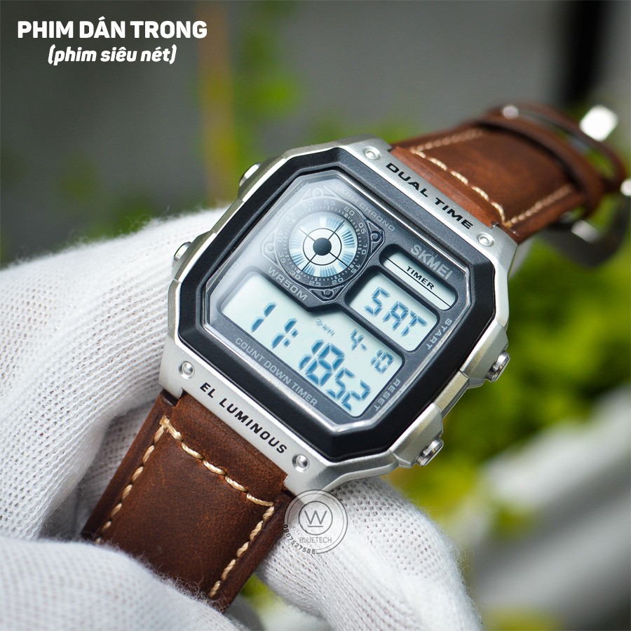 Phim dán dẻo chống trầy đồng hồ Casio AE1200, SKMEI 1335