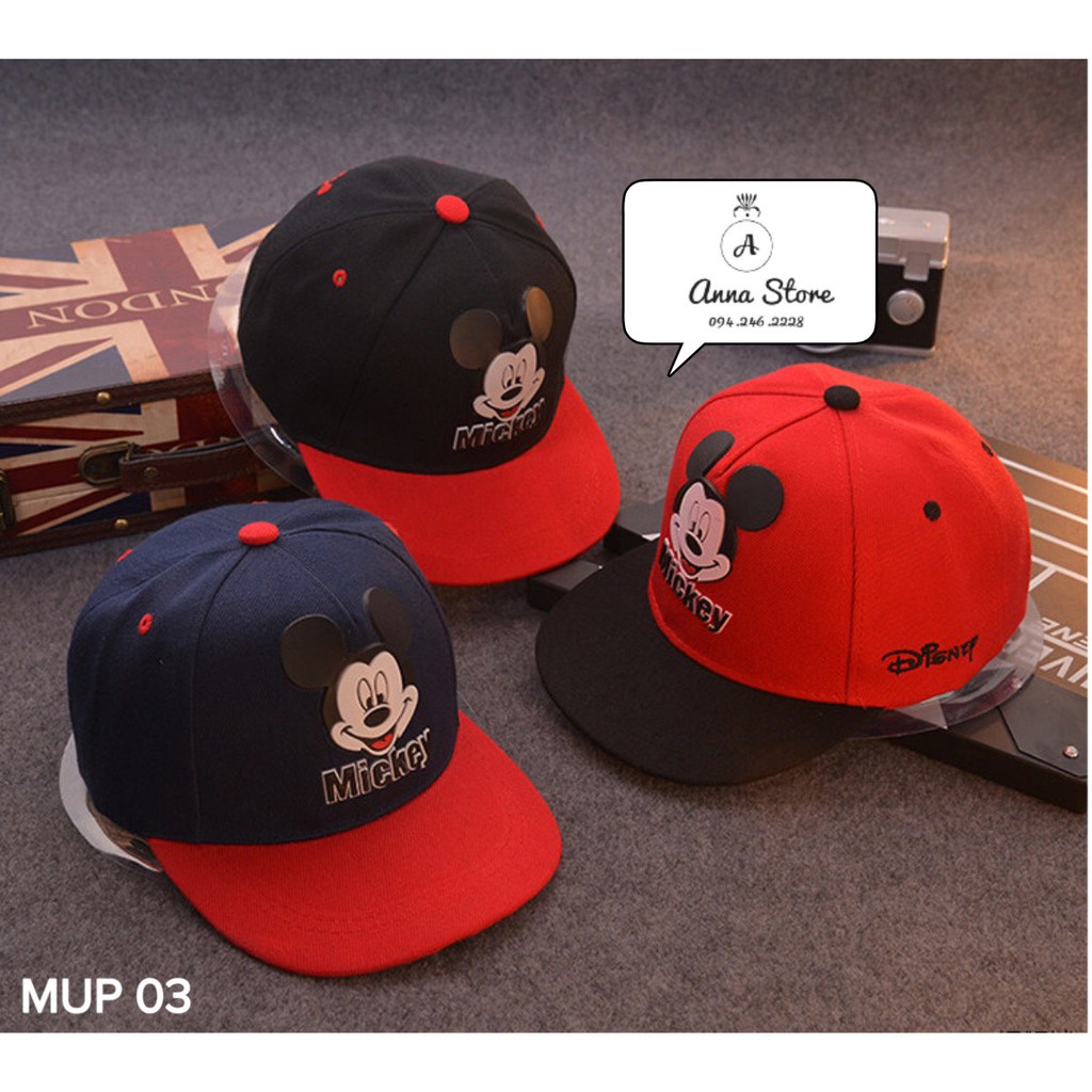 MUP 03 :  Mũ lưỡi trai cho bé 2-5t ( 48 - 52cm )