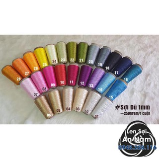 [Bảng 2] - SỢI DÙ 1mm 25k/Cuộn/250gram