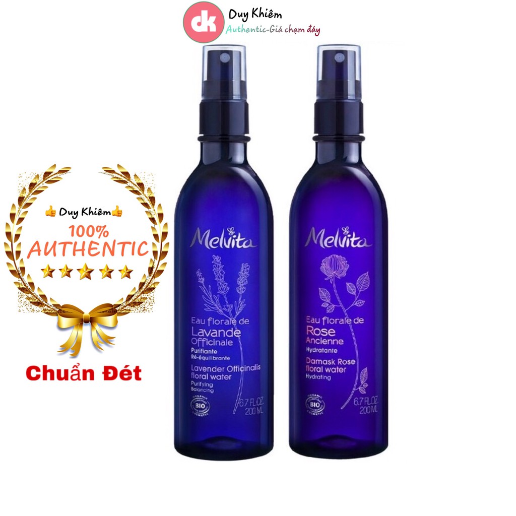 Nước Hoa Hồng Melvita Eau Florale 200ml 5.0