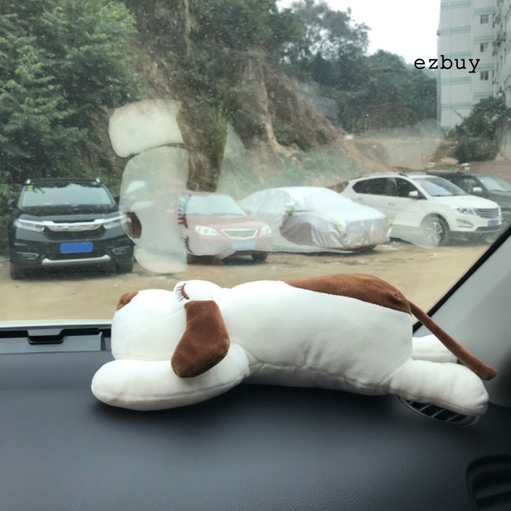 Thú nhồi bông hình chú chó nằm đáng yêu