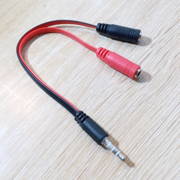 Cable cáp chia ra nghe và nói dùng cho laptop