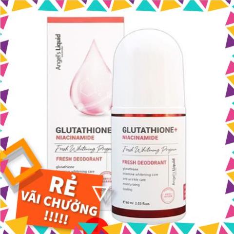 [ Chính Hãng ] Lăn Nách Glutathione, mờ thâm, dưỡng trắng da Angel Liquid Glutathione plus 60ml - Prin.shop