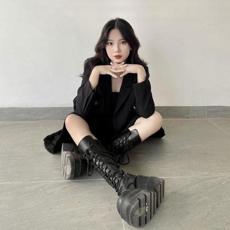 (SẴN MỘT SỐ SIZE - HÀNG ORDER) GOTHIC PLATFORM BOOTS - BỐT ĐÙI ULZZANG ĐẾ CAO 2 LỚP 10CM CỰC CHẤT | BigBuy360 - bigbuy360.vn