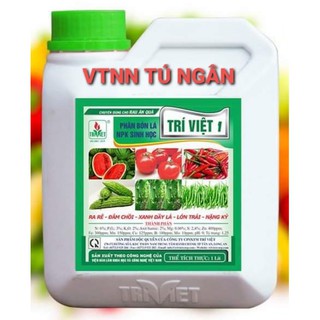 PHÂN BÓN LÁ CAO CẤP CHO RAU ĂN QUẢ – TRÍ VIỆT 1 (500ml)