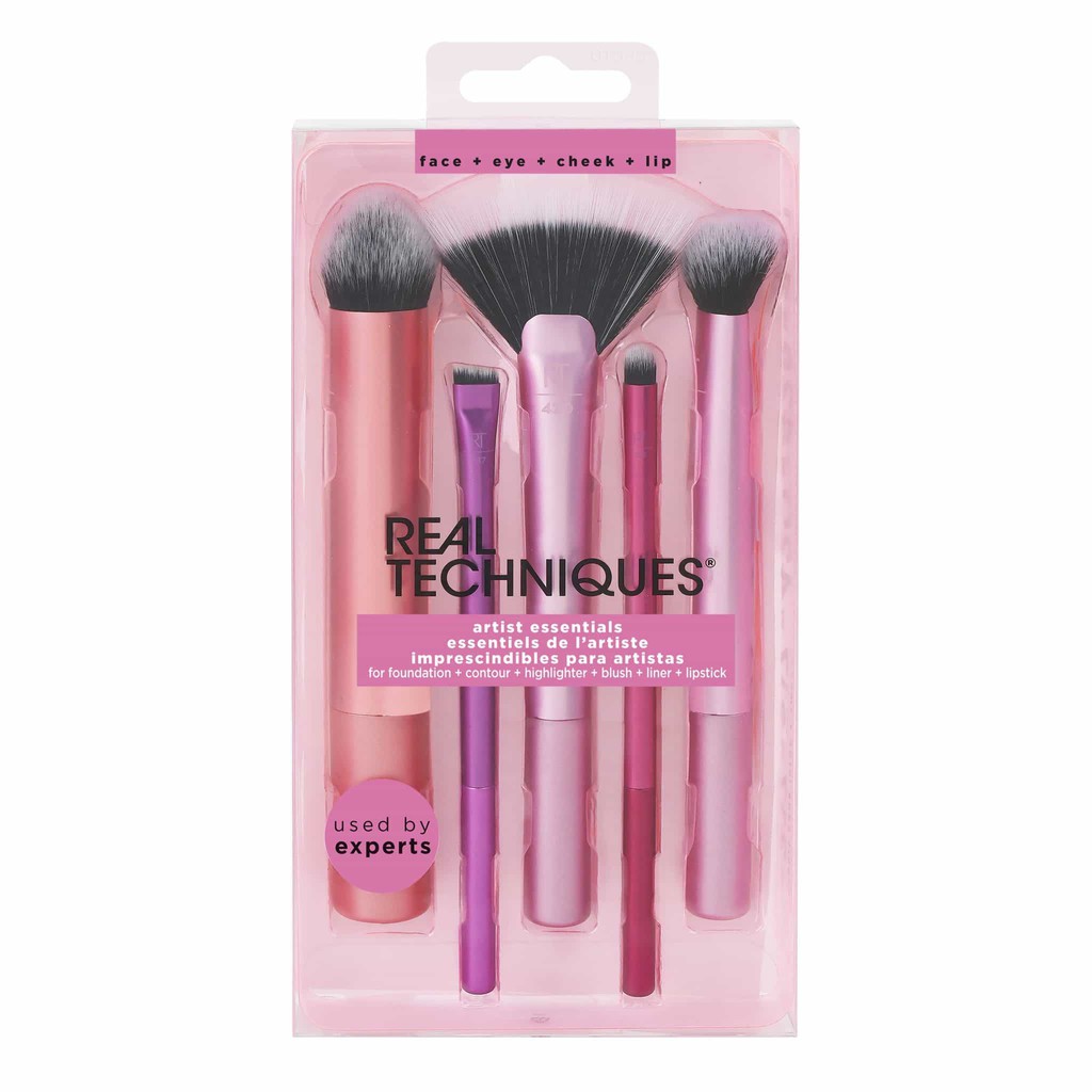 Bộ Cọ REAL TECHNIQUES Artist Essentials Set - 5 Cọ