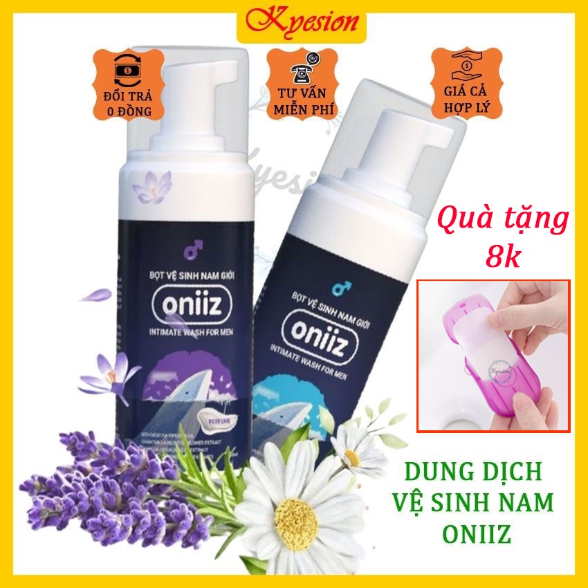 Bọt vệ sinh nam giới Oniiz - Dung dịch vệ sinh nam tạo bọt (Hương nước hoa) Oniiz 100ml - KYESION