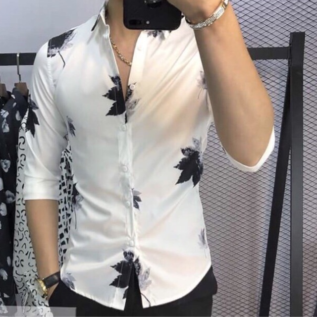 Somi nam tay dài in chiếc lá-TT516130 | BigBuy360 - bigbuy360.vn