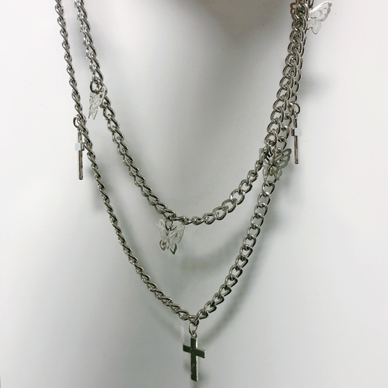 Youyo Dây Xích Hình Bướm / Chữ Thập Phối Chuỗi Xích Phong Cách Hip Hop Rock