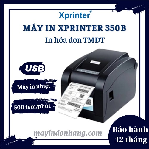 Máy In Nhiệt In Đơn Hàng TMDT Xprinter XP350B XP350BM Tốc Độ In Nhanh | BigBuy360 - bigbuy360.vn