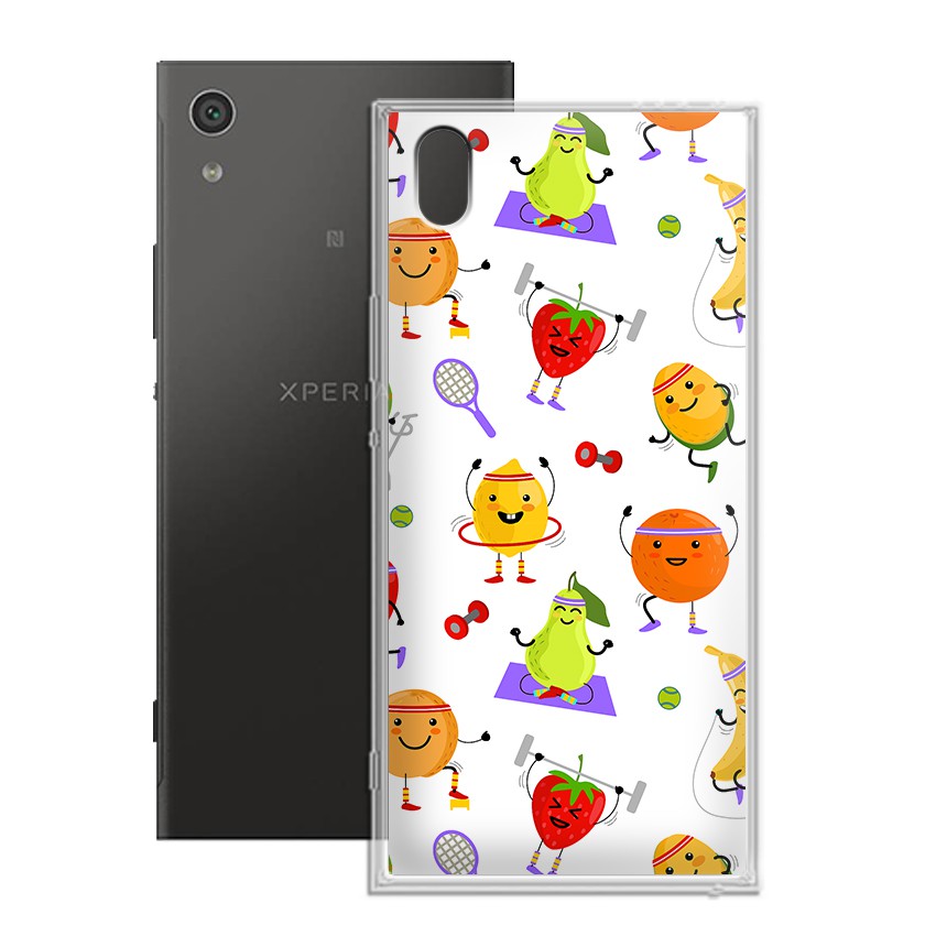 [FREESHIP ĐƠN 50K] Ốp lưng Sony Xperia XA1 in họa tiết trái cây dễ thương - 01154 Silicone Dẻo