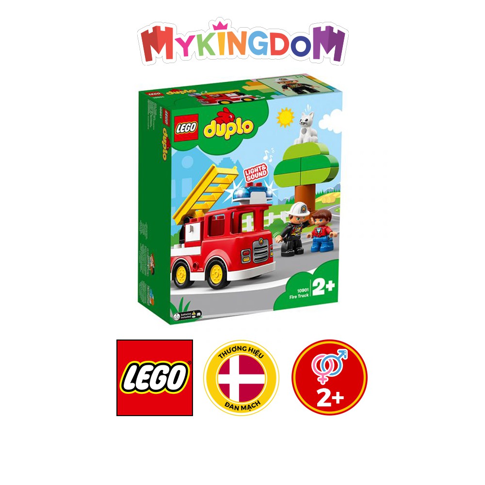 [Mã LIFEUPALL50K giảm 50K đơn 200K] LEGO® DUPLO® 10901 Xe Cứu Hỏa Của Bé