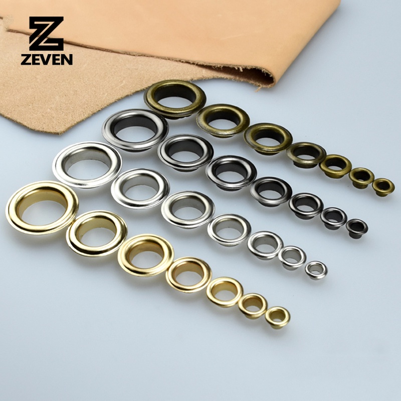 Set 10 Vòng Đồng Thau Đục Lỗ Kèm Vòng Đệm Chuyên Dụng Cho Làm Thủ Công Diy