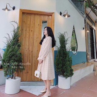 Váy ren tiểu thư (kèm ảnh thật )