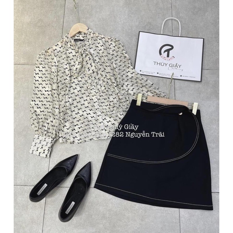 [Mã FAXANH55 giảm 10K đơn 50K] Chân váy xoắn cúc 2 màu | BigBuy360 - bigbuy360.vn