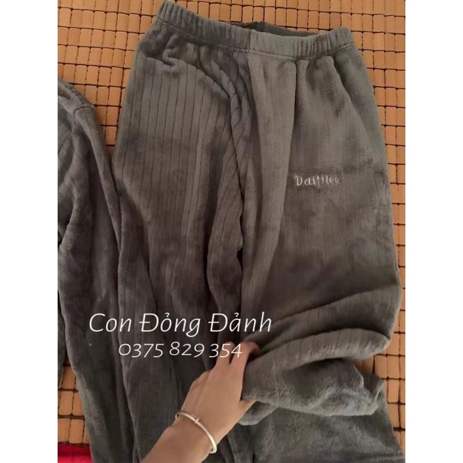 [RẺ VÔ ĐỊCH] BỘ MẶC NHÀ LÔNG MỀM SIÊU ẤM HÀNG QUẢNG CHÂU DN022 | BigBuy360 - bigbuy360.vn