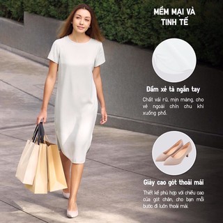 váy xẻ uniqlo nhật size s