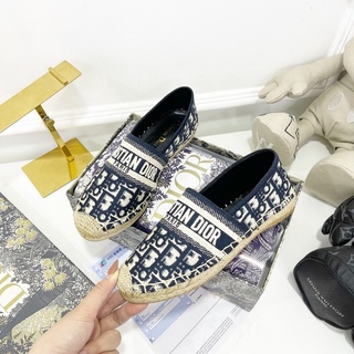 Giày slip on cd thổ cẩm đế cói fullbox