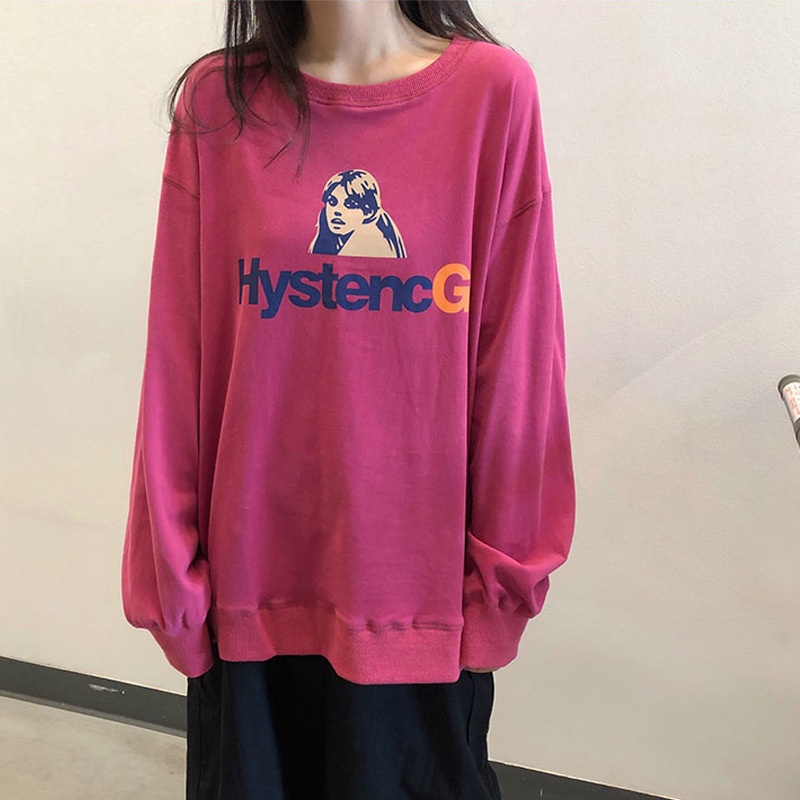 Mới Áo Hoodie Tay Dài Dáng Rộng Phong Cách Hàn Quốc | BigBuy360 - bigbuy360.vn