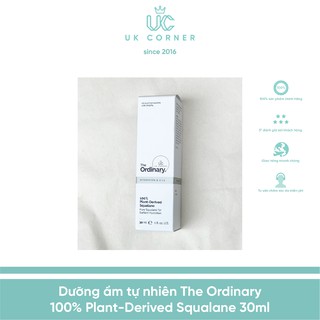 [Bill UK] Dưỡng ẩm tự nhiên The Ordinary 100% Plant-Derived Squalane 30ml