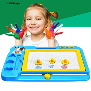 Erasable Magnetic Drawing Board Doodle Toy with Pen & Stamper for Kids Child