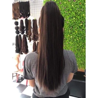 Tóc giả ngoạm thẳng cao cấp