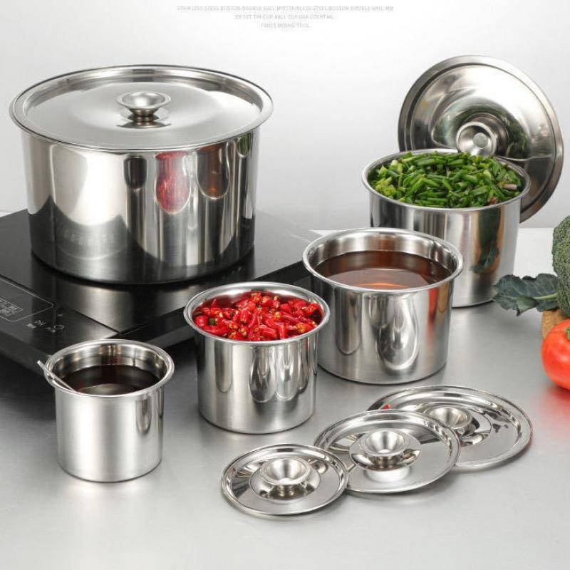 Cốc Đựng Gia Vị Bằng Thép Không Gỉ Tiện Dụng Cho Nhà Bếp