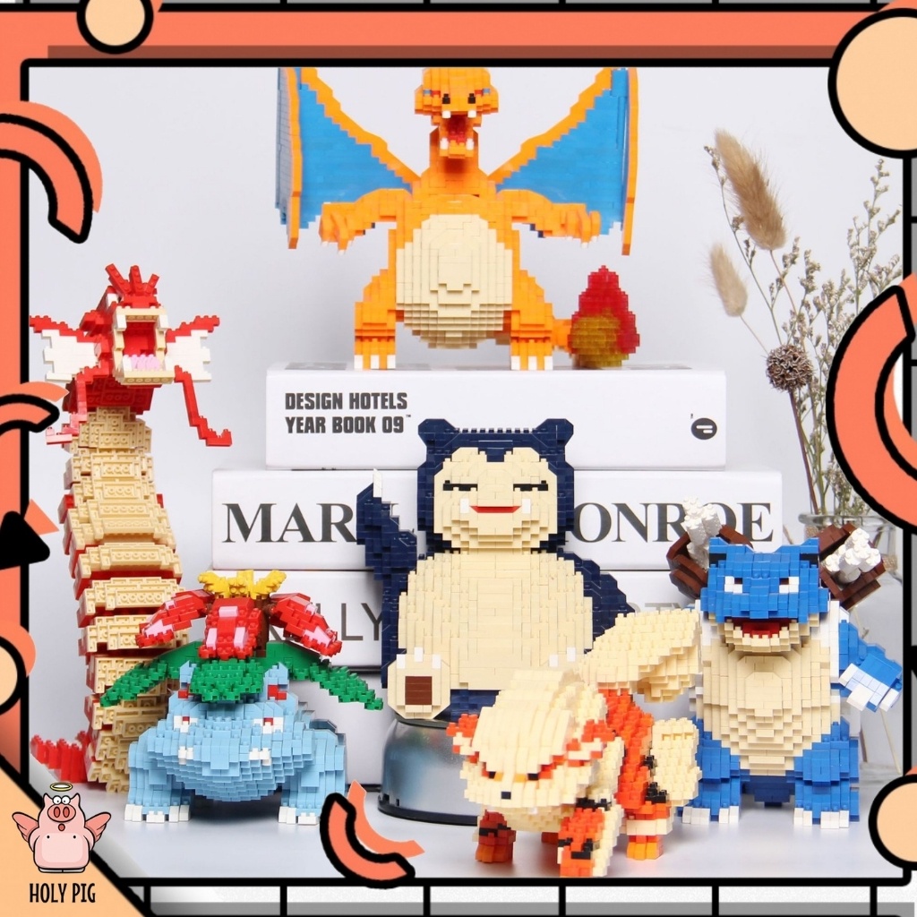 Lego pokemon-Mô hình pokemon đồ chơi 2000 chi tiết rèn luyện trí thông minh