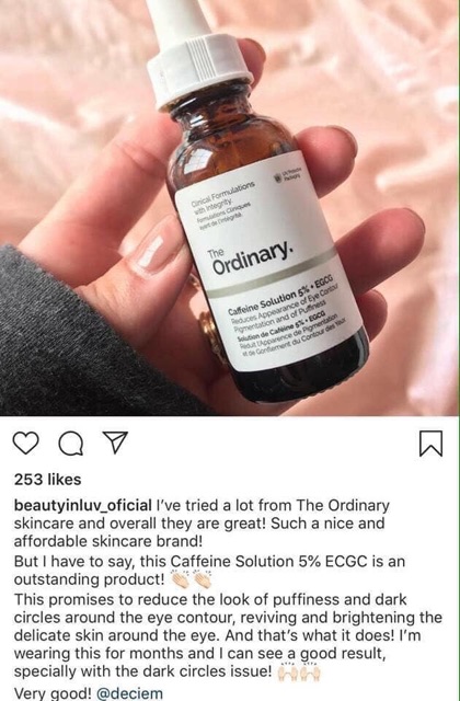 [ CHÍNH HÃNG - BILL CANADA] SERUM MẮT THE ORDINARY CAFFEINE SOLUTION 5% + EGCG