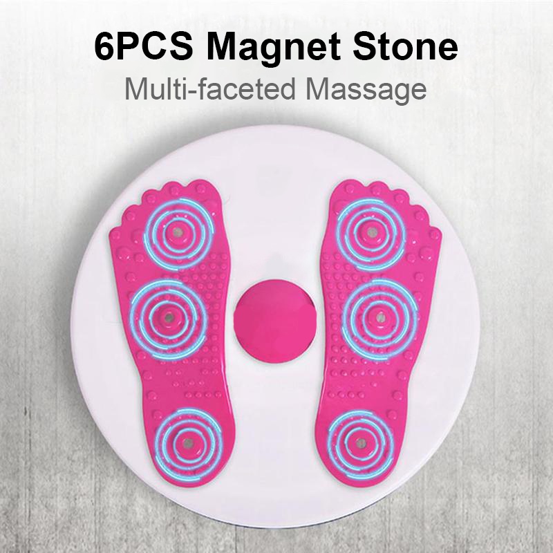 Đĩa Xoay Eo,  Bàn Xoay Eo Có Bàn Chân, Giảm Mỡ Bụng Tập Thể Dục 360 độ, có hạt massage bàn chân-Thiết bị xoay eo làm đẹp