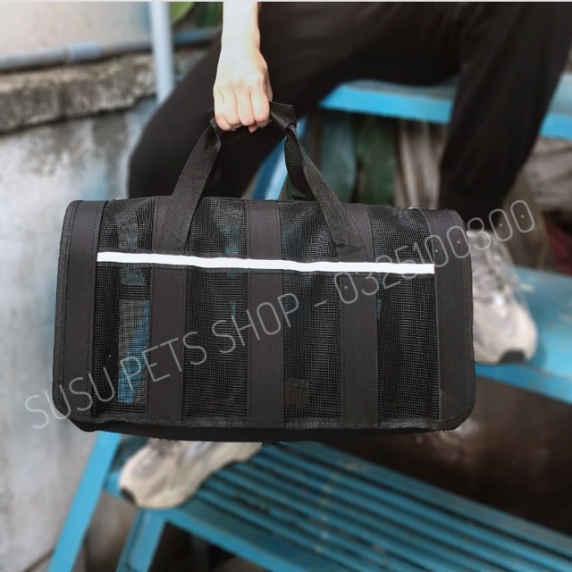 Túi vận chuyển thú cưng vòm lưới