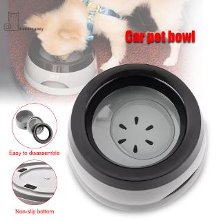 Dog Water Bowl Splash-Free Pet Bowl Car Carried Water Bowls for Dog Cats Pet