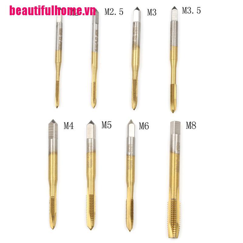Mũi Khoan Thẳng Hss M2 / M2.5 / M3 / M3.5 / M4 / M5 / M6 / M8