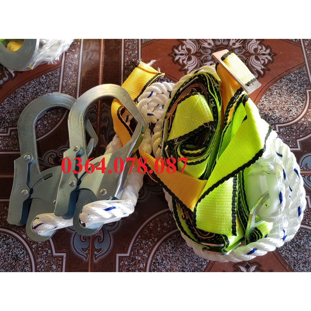 ĐAI AN TOÀN THÂN 2 MÓC bao gồm 2 móc + áo thân loại tốt