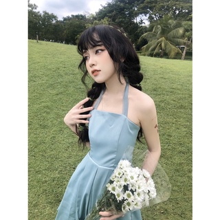 đầm lụa cột nơ lưng Rita