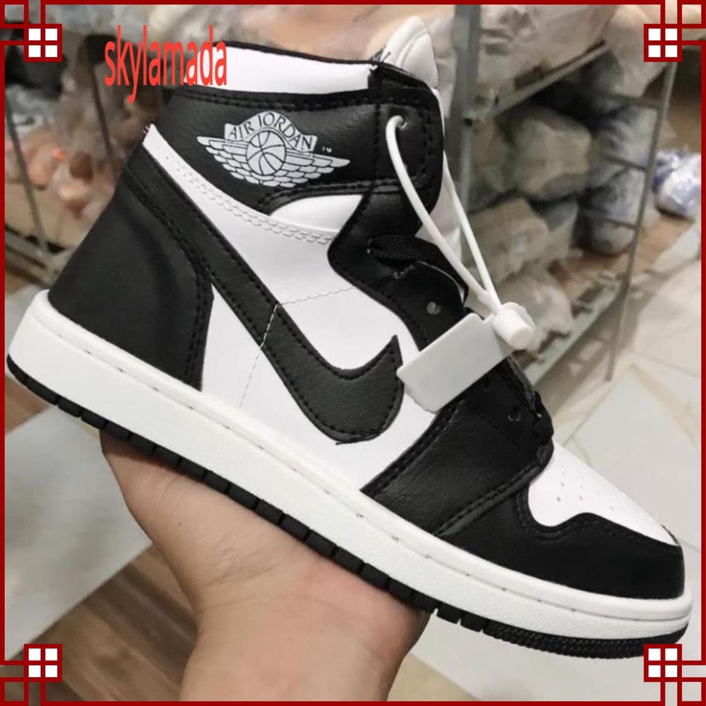 Giày jordan cổ cao đen trắng  Giày jordan cổ cao các màu chuẩn 11 đủ size nam nữ