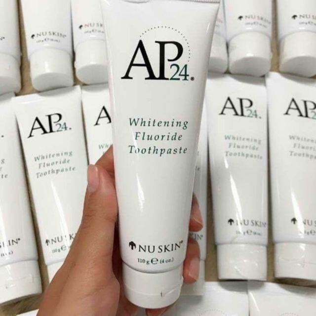 Kem đánh răng làm trắng răng nhập khẩu Mỹ AP24 Nu Skin Whitening Flouride Toothpaste chính hãng