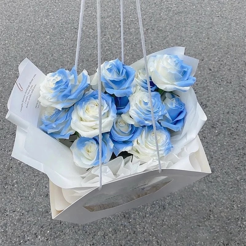 1 Cành Hoa Hồng Giả 40cm Trang Trí Đa Dụng Chất Lượng Cao