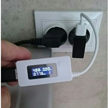 Thiết bị kiểm tra dòng sạc và điện áp cổng USB KCX-017