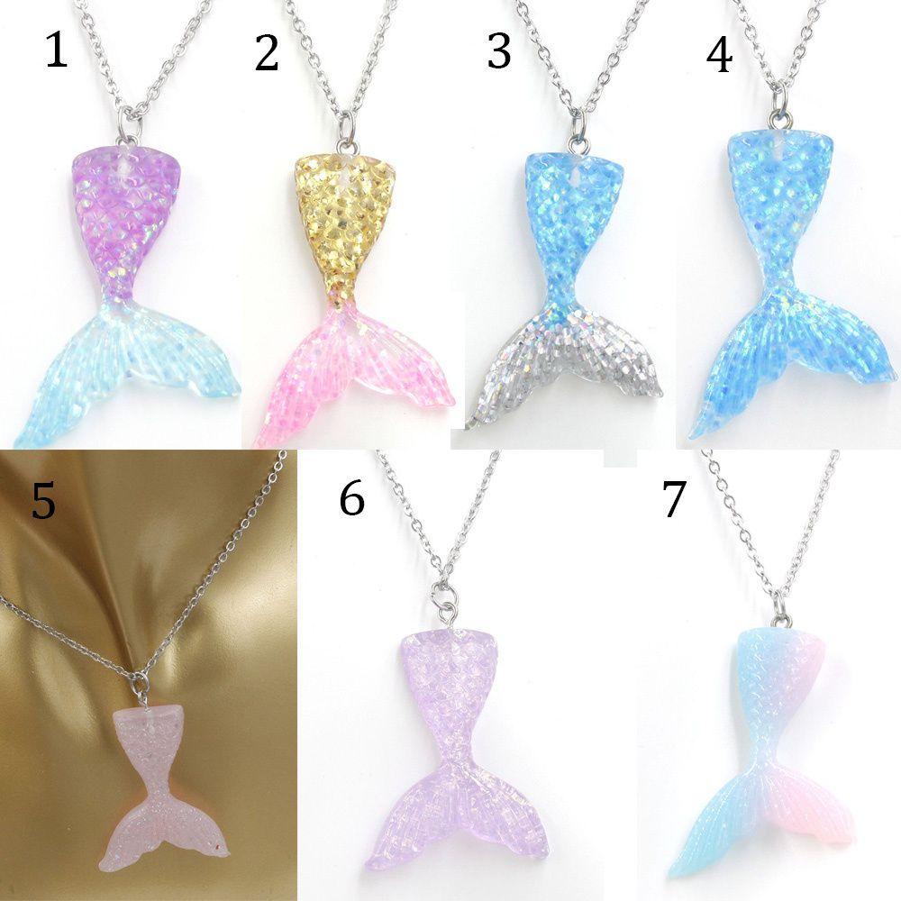 Vòng cổ Mặt Hình Nàng Tiên Cá Dễ Thương