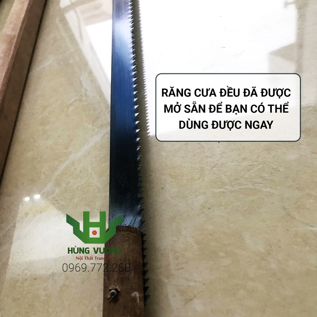 Cưa gỗ thợ mộc - Cưa khung cầm tay truyền thống, hàng Việt Nam