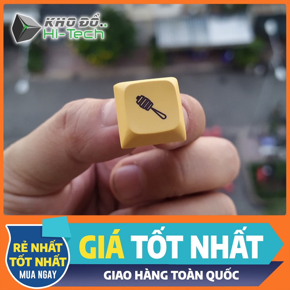 Keycap Honeybee (lẻ) cho bàn phím cơ XDA profile, chất liệu PBT Dye-sub