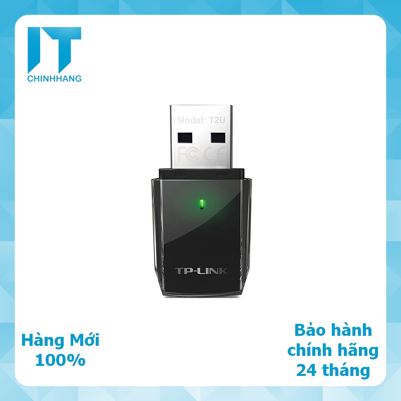 USB Kết Nối Wifi TP-Link Archer T2U Băng Tần Kép - Hàng Chính Hãng