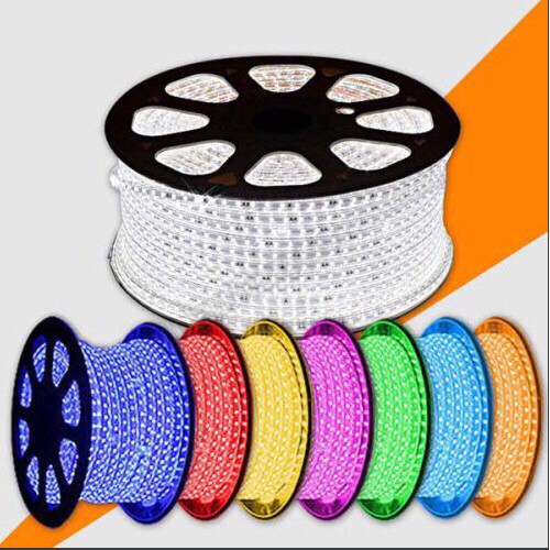 Led cuộn 100m 2835-2 hàng 220V (120 bóng/m),Led Quẫn Cây,Led Chăng Cay,Led 220v